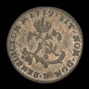 France, Louis XV, 2 sous : 1739