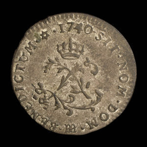 France, Louis XV, 2 sous : 1740