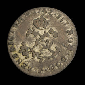 France, Louis XV, 2 sous : 1742