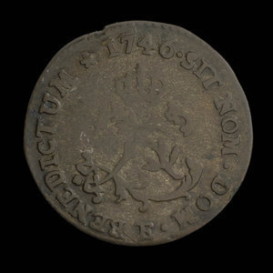 France, Louis XV, 2 sous : 1746