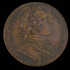 France, Louis XV, no denomination : 1754