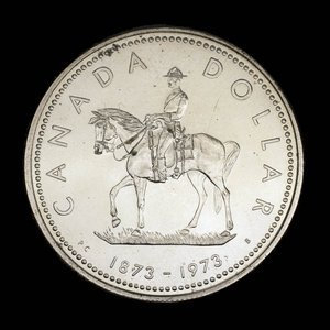 Canada, Elizabeth II, 1 dollar : 1973