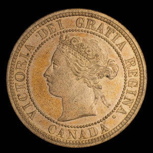 Canada, Victoria, 1 cent : 1881
