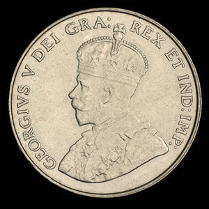 Canada, George V, 5 cents : 1922