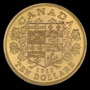 Canada, George V, 10 dollars : 1912