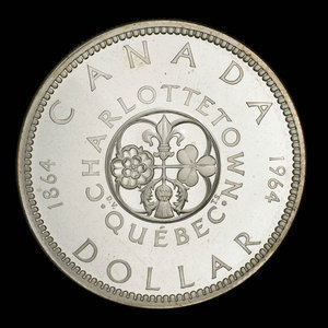 Canada, Elizabeth II, 1 dollar : 1964