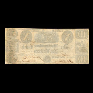 Canada, Mechanics Bank (The), 10 dollars : June 1, 1837