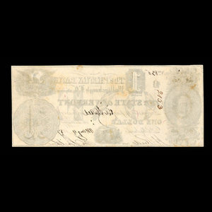 Canada, Phenix Bank, 1 dollar : May 4, 1837