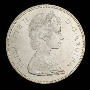 Canada, Elizabeth II, 1 dollar : 1965