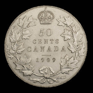 Canada, Edward VII, 50 cents : 1909