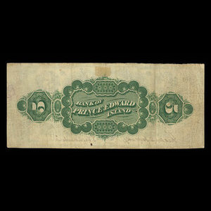 Canada, Bank of Prince Edward Island, 5 dollars : January 1, 1877