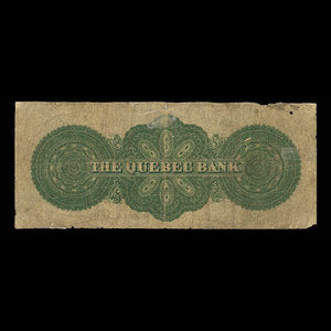 Canada, Quebec Bank, 1 dollar : January 2, 1863