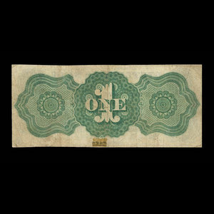 Canada, St. Stephen's Bank, 1 dollar : May 1, 1863