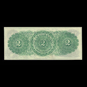 Canada, St. Stephen's Bank, 2 dollars : February 1, 1886