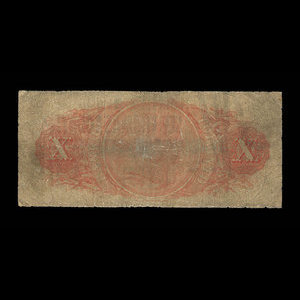 Canada, Bank of Toronto (The), 10 dollars : July 1, 1887