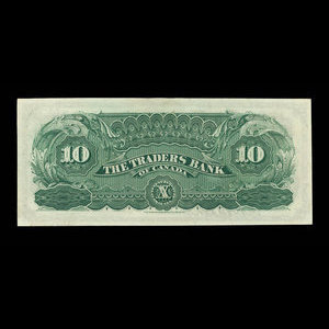 Canada, Traders Bank of Canada, 10 dollars : July 2, 1897