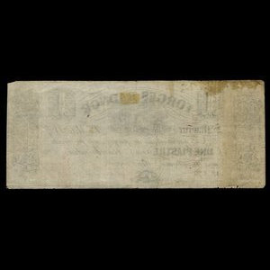 Canada, Forges Radnor, 1 dollar : May 1, 1857