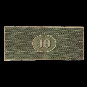 Canada, Bank of Upper Canada (York), 10 dollars : July 6, 1859