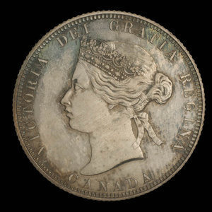 Canada, Victoria, 25 cents : 1870