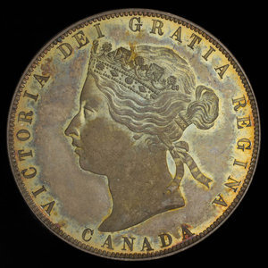 Canada, Victoria, 50 cents : 1870