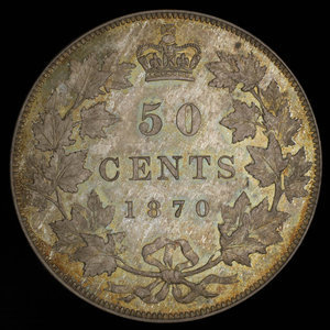 Canada, Victoria, 50 cents : 1870