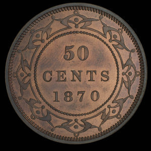 Canada, Victoria, 50 cents : 1870