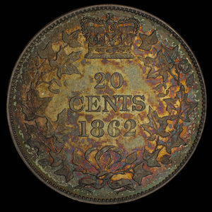 Canada, unknown, no denomination : 1862