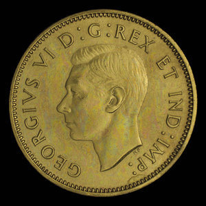Canada, George VI, 5 cents : 1937