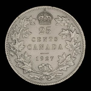 Canada, George V, 25 cents : 1927