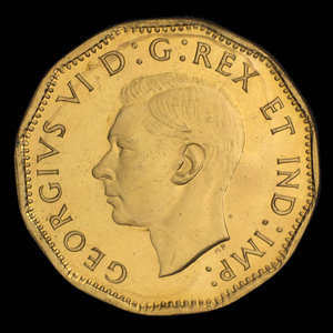 Canada, George VI, 5 cents : 1943