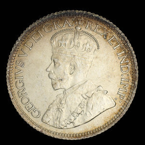 Canada, George V, 10 cents : 1932