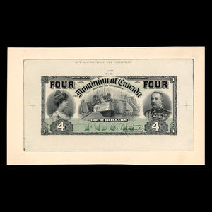 Canada, Dominion of Canada, 4 dollars : January 2, 1902