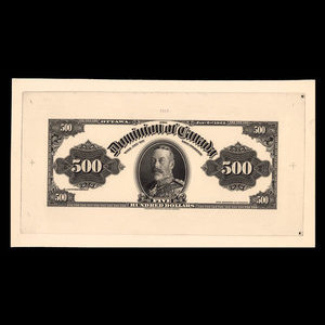 Canada, Dominion of Canada, 500 dollars : January 2, 1925