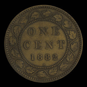 Canada, Victoria, 1 cent : 1882