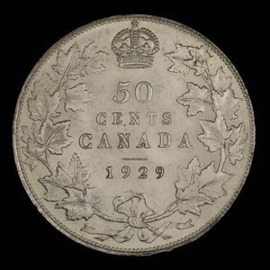 Canada, George V, 50 cents : 1929