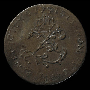 France, Louis XV, 2 sous : 1741