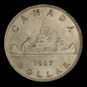 Canada, George VI, 1 dollar : 1937