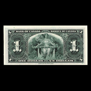 Canada, Bank of Canada, 1 dollar : January 2, 1937