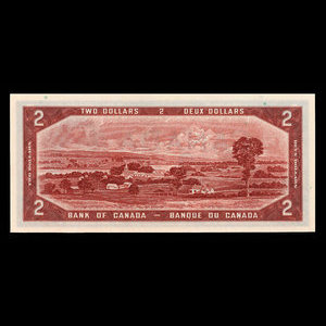 Canada, Bank of Canada, 2 dollars : 1954