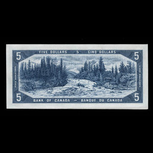 Canada, Bank of Canada, 5 dollars : 1954
