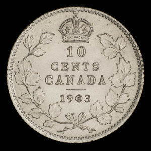 Canada, Edward VII, 10 cents : 1903