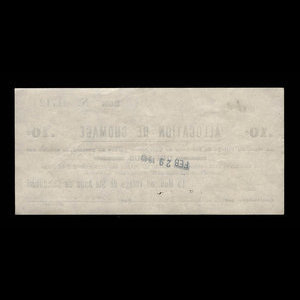 Canada, Village of Ste-Anne de Chicoutimi, 10 cents : February 29, 1940