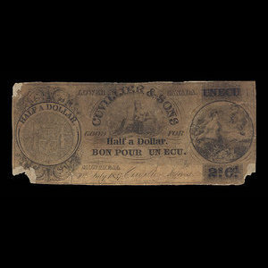 Canada, Cuvillier & Sons, 2 shillings, 6 pence : July 10, 1837