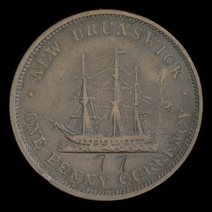 Canada, Province of New Brunswick, 1 penny : 1854