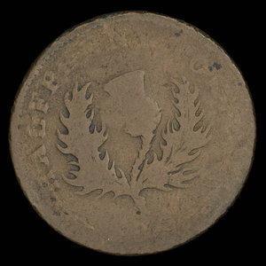 Canada, Province of Nova Scotia, 1/2 penny : 1832