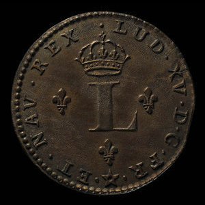 France, Louis XV, 2 sous : 1742