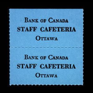 Canada, Bank of Canada, 1 meal : 1979