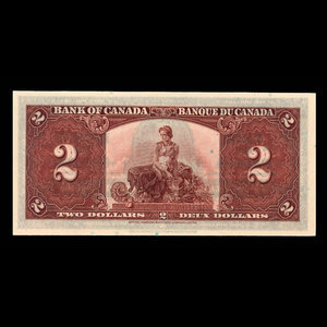 Canada, Bank of Canada, 2 dollars : January 2, 1937