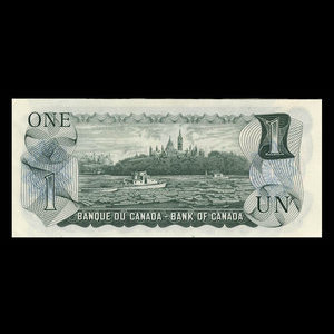 Canada, Bank of Canada, 1 dollar : 1973