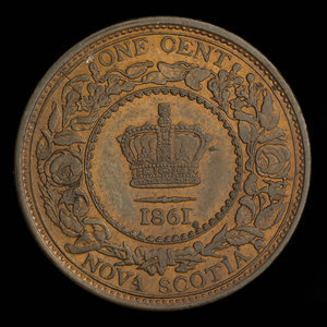 Canada, Province of Nova Scotia, 1 cent : 1861